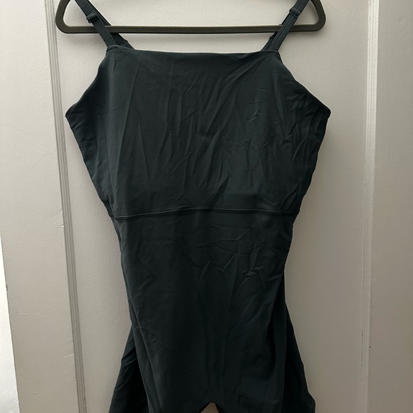 Dark Green Athletic Romper - Picture 1 of 3